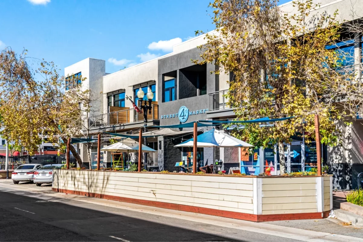 Exterior of the 4th Street Market