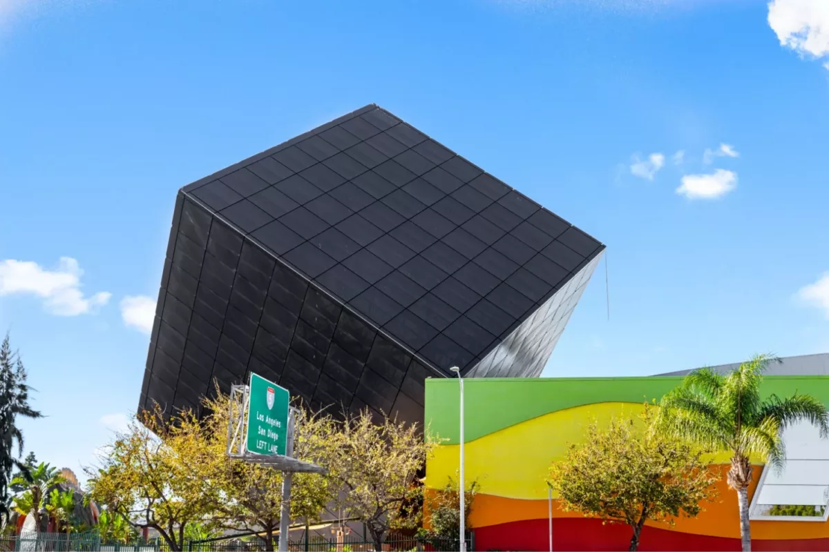 Exterior of the Discovery Cube science museum