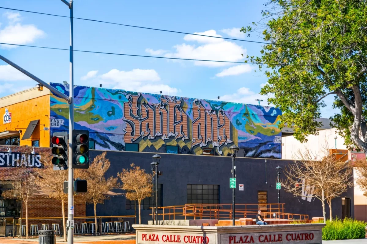 Downtown Santa Ana mural artwork