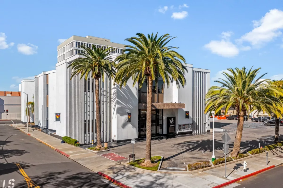 Exterior of the Margaret A. Webb Theatre in Downtown Santa Ana
